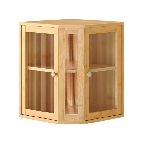 Bamboo Corner Bread Bin