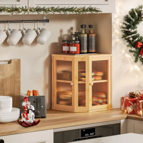 Bamboo Corner Bread Bin - Image 6