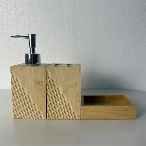 Bamboo Lotion Dispenser - Image 5