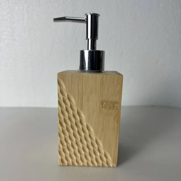 Bamboo Lotion Dispenser